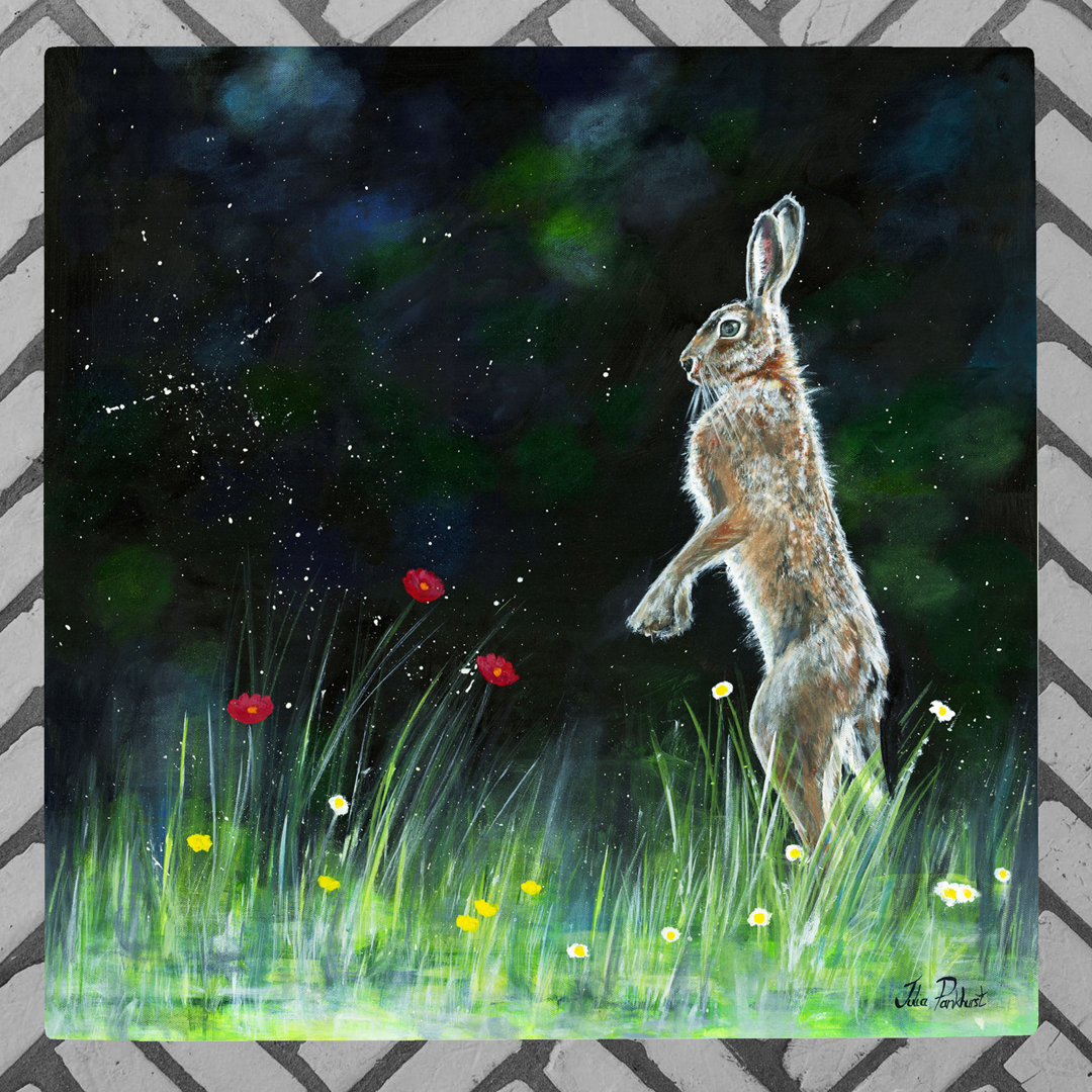 PANKHURST GALLERY LONE DANCING HARE 200X200