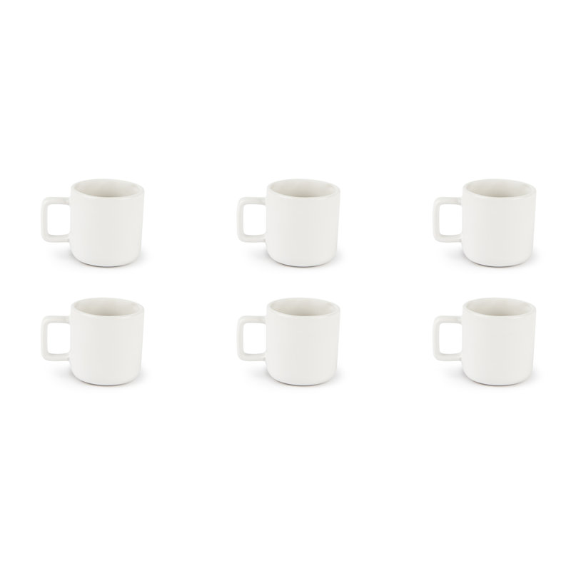 Nordic Stoneware Coffee Cup, White