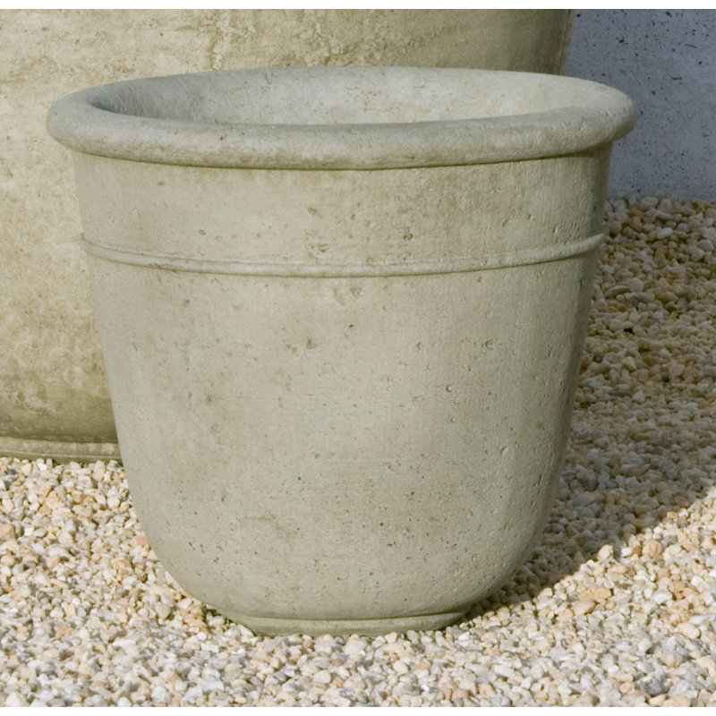 Carema Handmade Pot Planter, Verde, 13.75" H x 16" W x 16" D