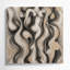 Abstrait art figuratif beige sur toile 57-2019122235
