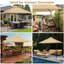 Auvent de remplacement Yescom sur mesure pour barbecue extérieur Summer Shades MS144-150D