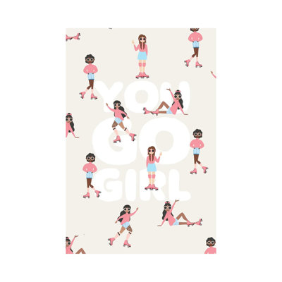 You Go Girl by The Beau Studio - Wrapped Canvas Print