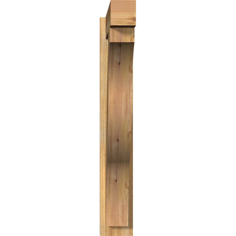 Jeu de blocs Funston, P 28 po x H 40 po, Cèdre rouge de l'Ouest de 6 po (sciage brut)