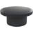 Black Wooden Dimensional Ribbed Living Room Coffee Table, 36" x 36" x 16"