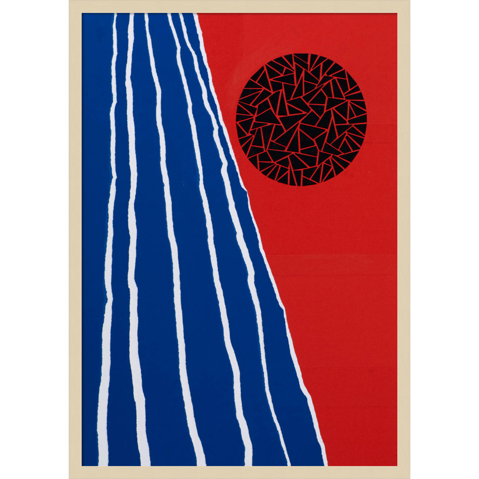 Orbis Factor by Alex Dunn, 33" H x 24" W x 1" D, Brown