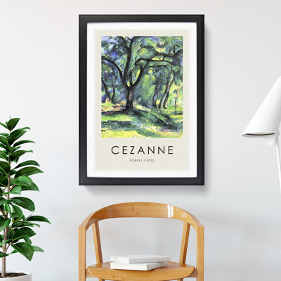 In the Woods by Paul Cezanne - Picture Frame Painting