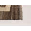 Tapis rectangulaire en laine New Age de conception unique 6 pi 7 po x 9 pi 4 po brun foncé