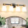 Luminaire de meuble-lavabo avec abat-jour opale Parker