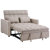 Nangle 53" Wide Modern Upholstery Reclining Sleeper Sofa With Adjustable Backrest