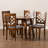 4 - Person Solid Wood Top Four Leg Dining Set-1574502704