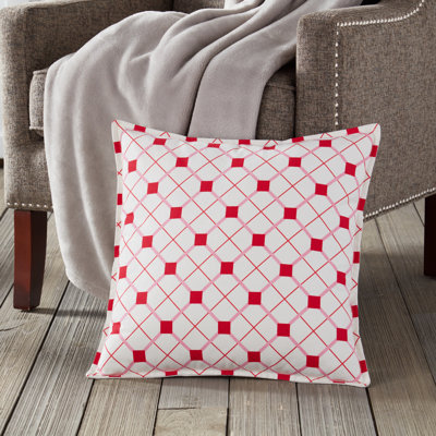 Geo Cotton Canvas Throw Pillow