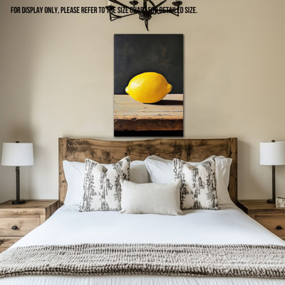 Art mural citron, affiche murale en toile citron, images de citron pour la cuisine, décoration murale rétro de fruits pour la cuisine, cuisine méditerranéenne italienne, estampes prêtes à être accrochées 32 po x 48 po