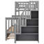 Lit superposé avec lit gigogne et escalier-391908181-391908520