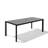 Rectangular Outdoor Dining Table with Umbrella Hole and Aluminum Frame-571346888-603164266