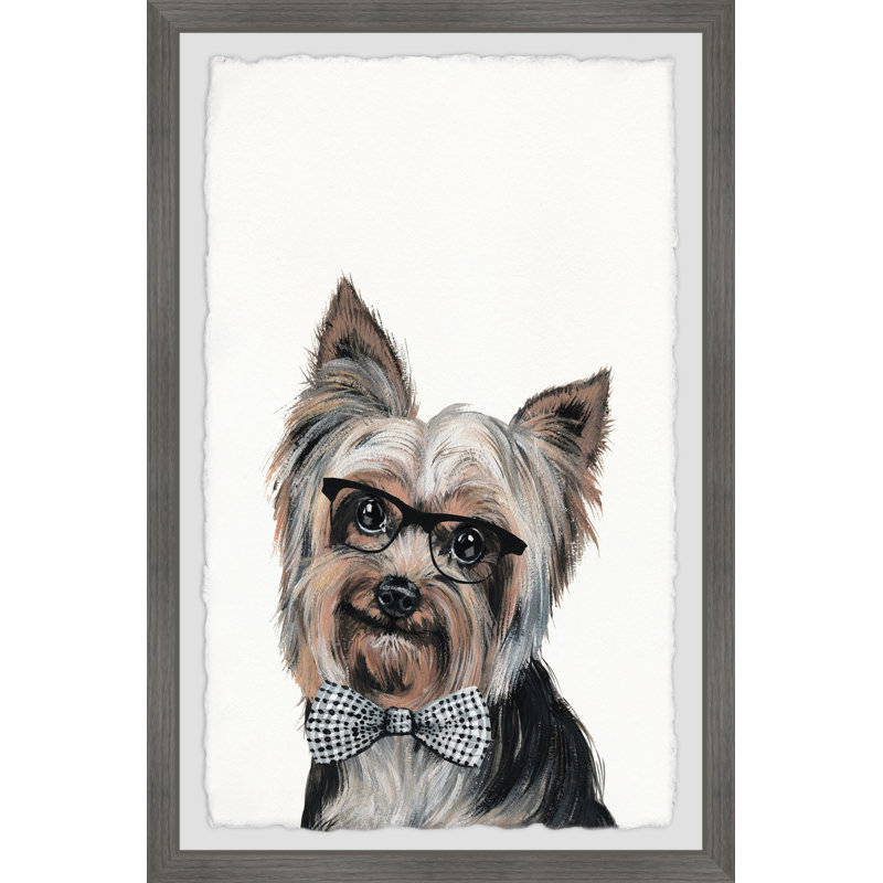Rockstar Puppy by Marmont Hill - Single Picture Frame Print, 30cm H x 20cm W x 3.81cm D
