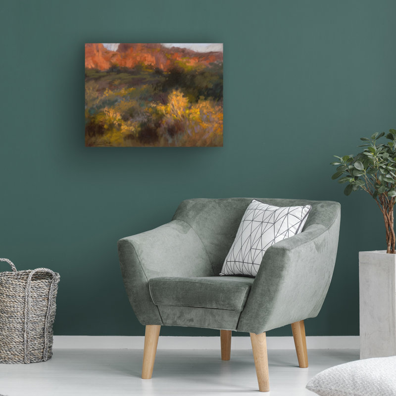 Art sur toile «bolologic» par Christine Debrosky, H 18 po x l 24 po