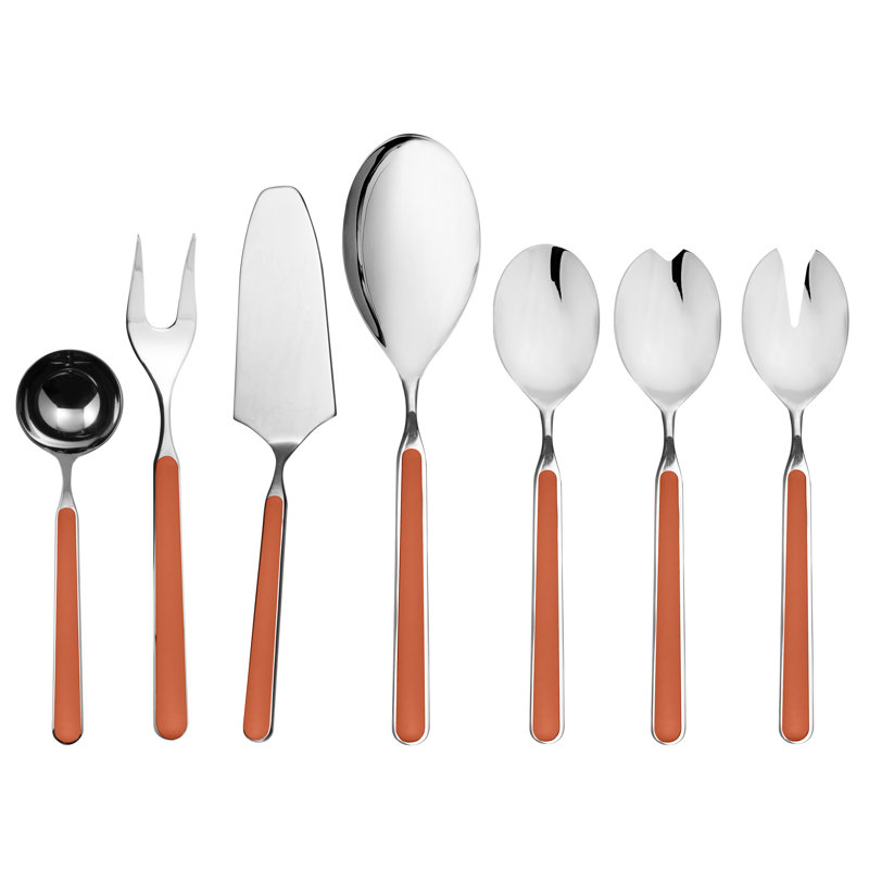 Fantasia 7 - Piece Hostess Set, Rust