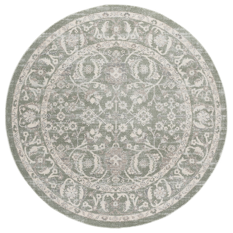 Harrison 406 Performance Oriental Rug, Round 6'7"