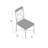Bairoil 4 - Person Trestle Dining Set