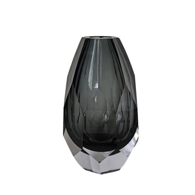 Ava Colored Cut Glass Vase – Love and Light in Every Curve