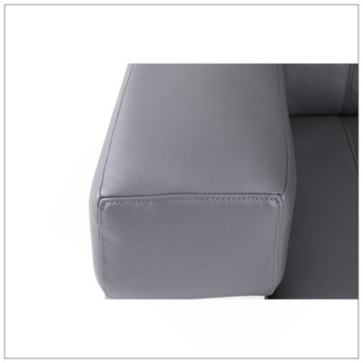 Causeuse en cuir italien Global United