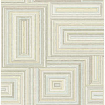 Lou Non-Pasted Geometric Wallpaper Roll