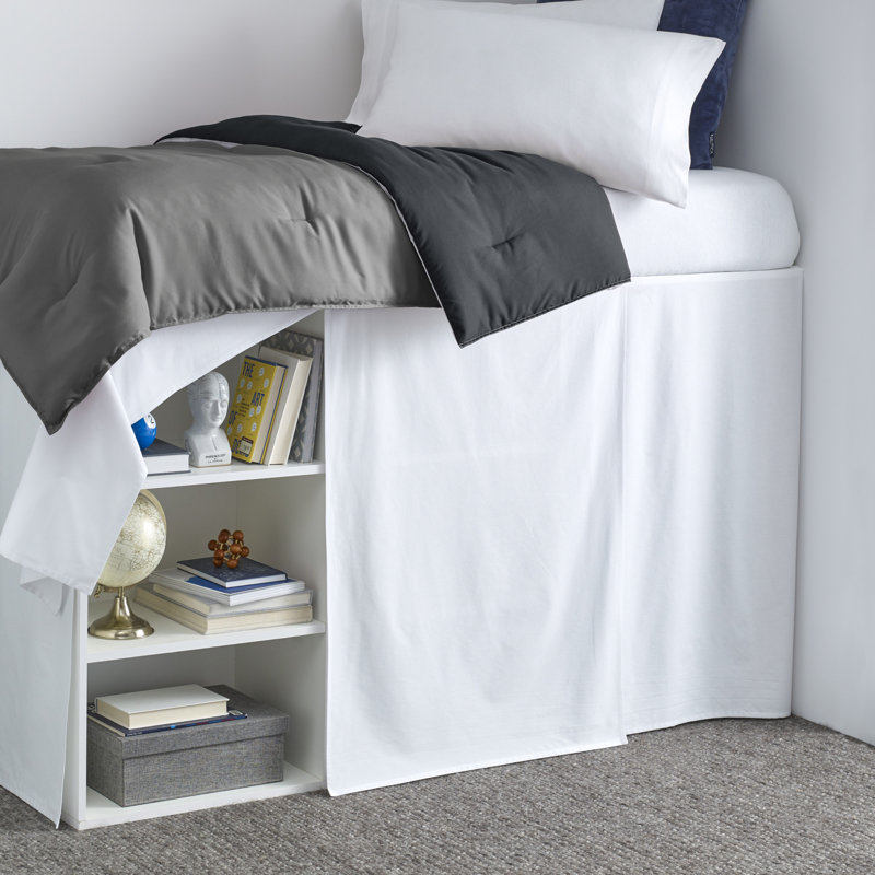 Jupe de lit en coton Nautica, Blanc