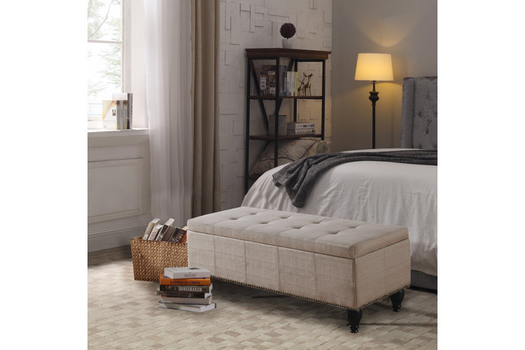 Top Rectangle Storage Ottomans