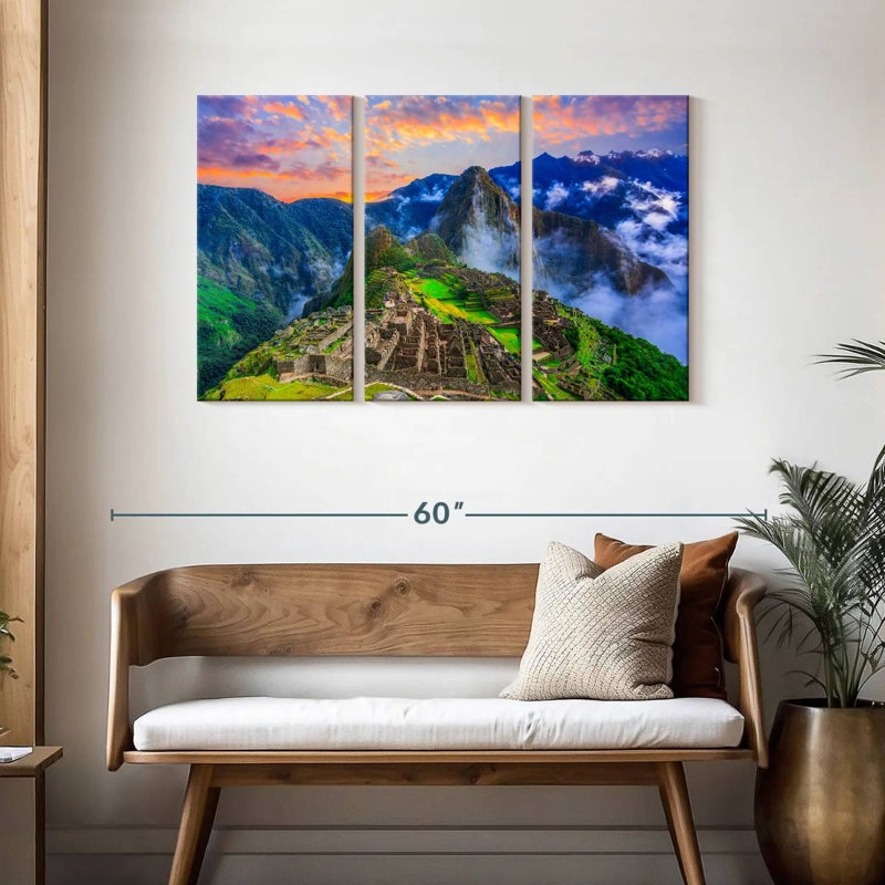 Lilie, ville inca, Machu Picchu, H 28 po x l 45 po