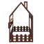 Lit de sol pour enfants d'inspiration Montessori avec barrière de sécurité, auvent, éclairage et trois compartiments de rangement-313865489-313865490