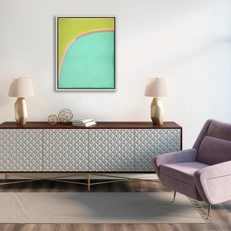 Curve Appeal III, No, Fiber Texture Canvas