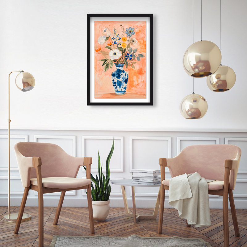Vibrant Tapestry II Canvas Floral & Botanical Print by Oliver Gal, 31.5"H x 21.5"W, Black Frame