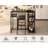 Tabiatha 2 - Person Counter Height Bar Table Set with 2 Upholstered Stool Chairs-1690425869