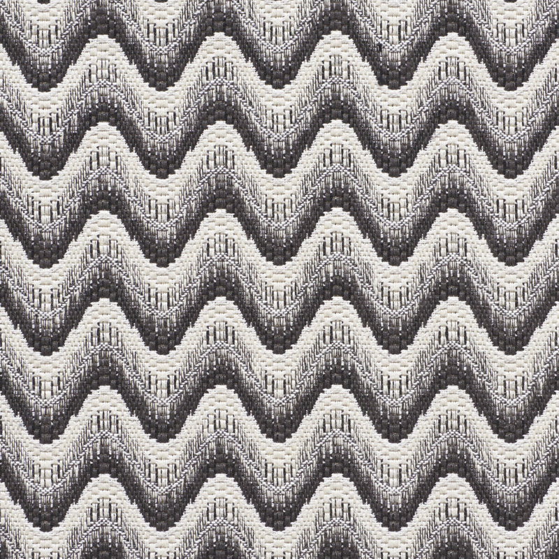 Bargello Wave Fabric, Graphite
