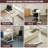 Adjustable Overbed Table with Hidden Casters, Rolling Bedside Desk with Tray, Standing Desk Cart with USB & C-Type Ports, Bedside Table with Cup Holder-707780346