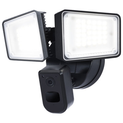 36 Watt Rectangular Outdoor SMART Security Light with Camera Starfish Enabled Tunable