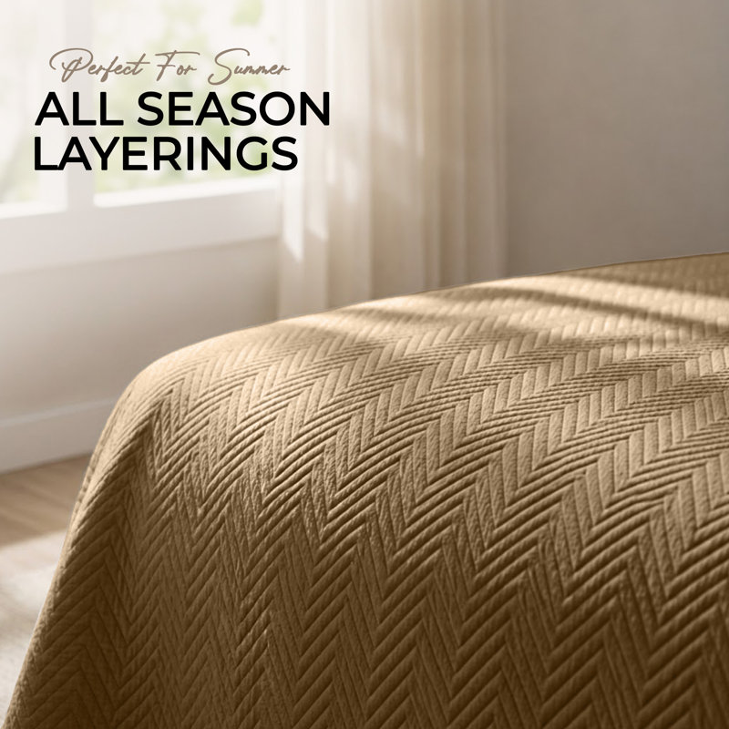 Ensemble de couvre-lit en microfibre gaufrée en lin avec taies d'oreiller, literie matelassée réversible et respirante pour un confort tout au long de l'année