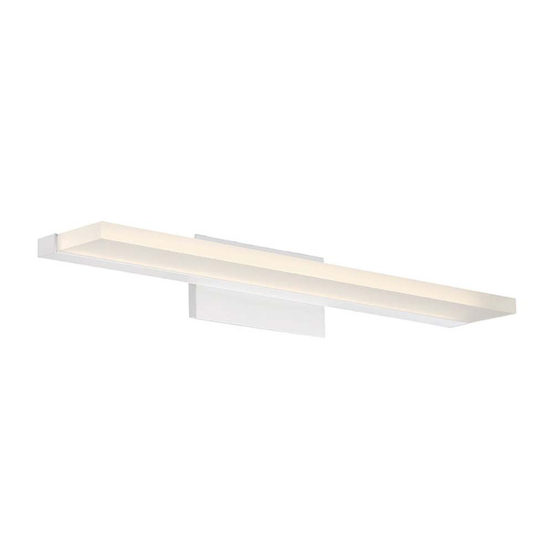  Salas Dimmable LED Bath Bar, White, 3" H x 25" W x 5" D