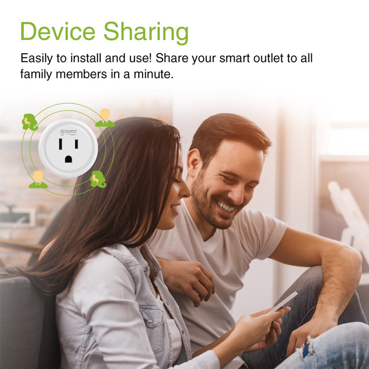 eco4life Smart Plug, WiFi Mini Plug Outlet, Works with Alexa and Google  Home, Voice Control, App Remote Control Anywhere, No Hub Needed, UL  Certified