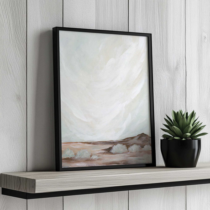 «Just Breathe» par Amanda Hilburn, reproduction d'art, L 30 x H 40, Noir, Impression encadrée
