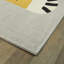 Power Loom Yellow/Black Area Rug-1581566102