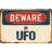 Beware of UFO Sign-63167200