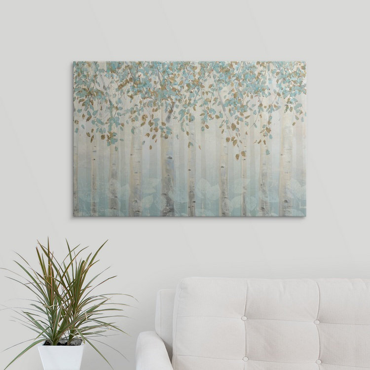 «Dream Forest I » par Ieuan - reproduction encadrée, H 28 po x l 38 po x P 1 po, Cadre noir