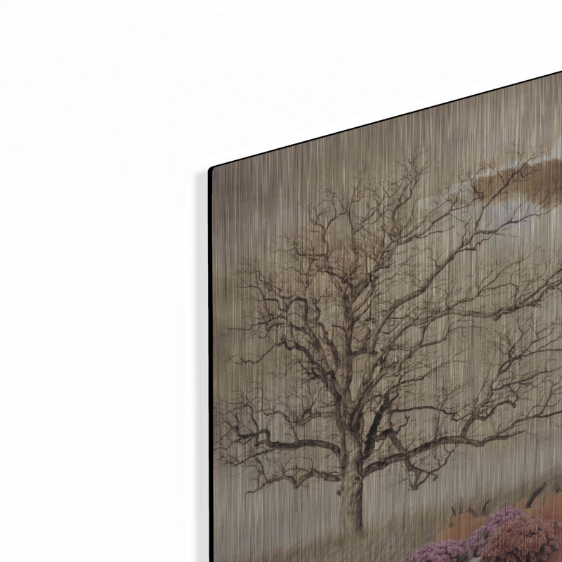 «Fall Wagon» par Lori Deiter, art mural en métal, 16 po x 24 po, H 24 po x l 16 po