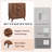 Tall Nightstand Set of 2  With 3 Drawers, Fluted Wood Bed Side Table for Bedroom, 23.6"W X 15.8"D X 28.1"H-104463774
