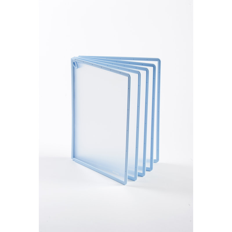 DURABLE SHERPA Wall 10 Double Panel Reference System, Light Blue Borders