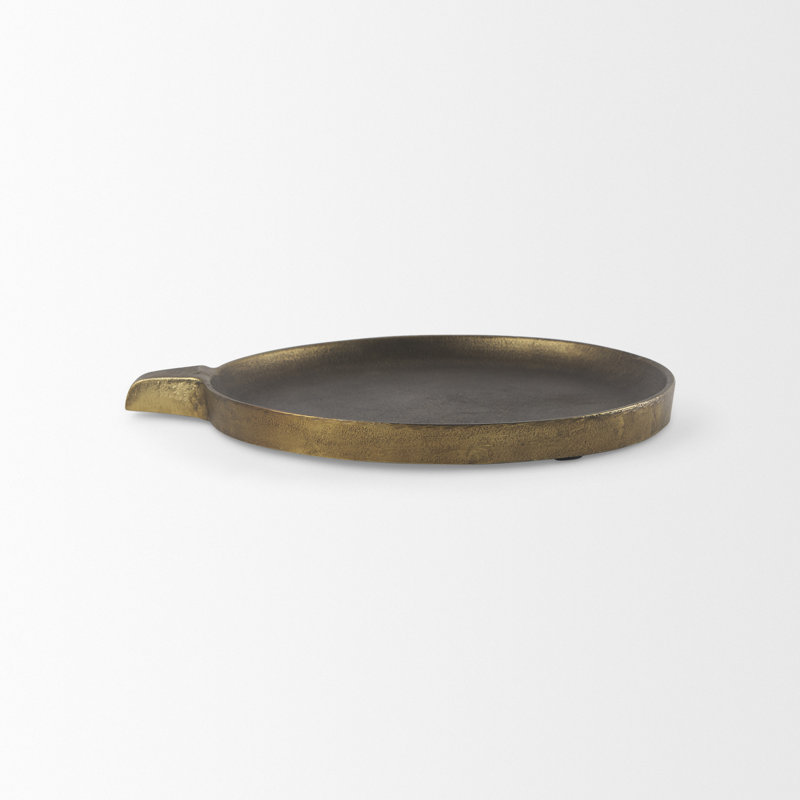 Plateau en métal Ardis, H 1 po x l 14 po x P 11,75 po