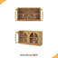 Grande armoire-buffet à 4 portes avec portes vitrées, armoire arquée avec tablettes réglables pour la cuisine-1102866262