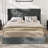 Losada 4-Drawer Upholstered Storage Bed with Wingback Headboard - Maximize Bedroom Space, No-Hassle Under Bed Storage,Full Size-1240918869-1240918908