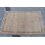 Tapis turc rétro en laine fabriqué à la main avec un motif géométrique pour le salon en brun / beige